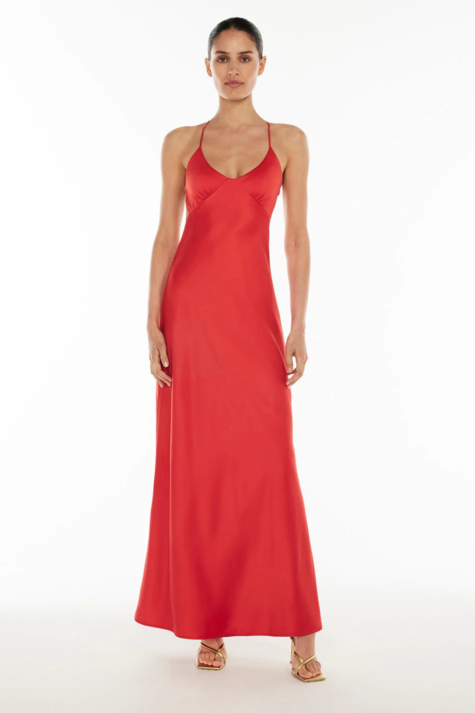 Saturation Point Dress in Red