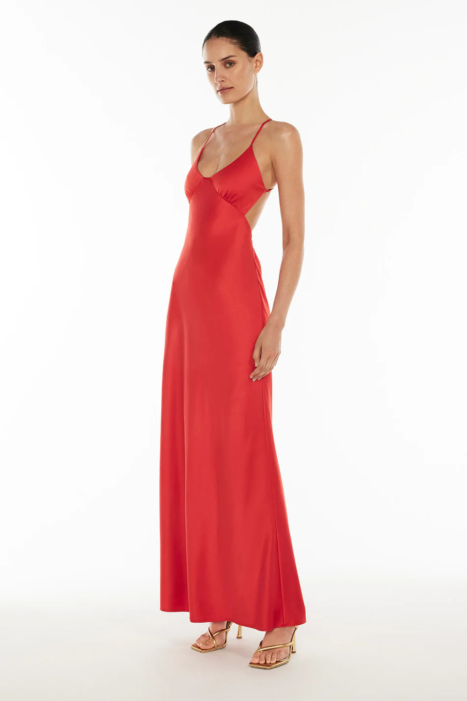 Saturation Point Dress in Red