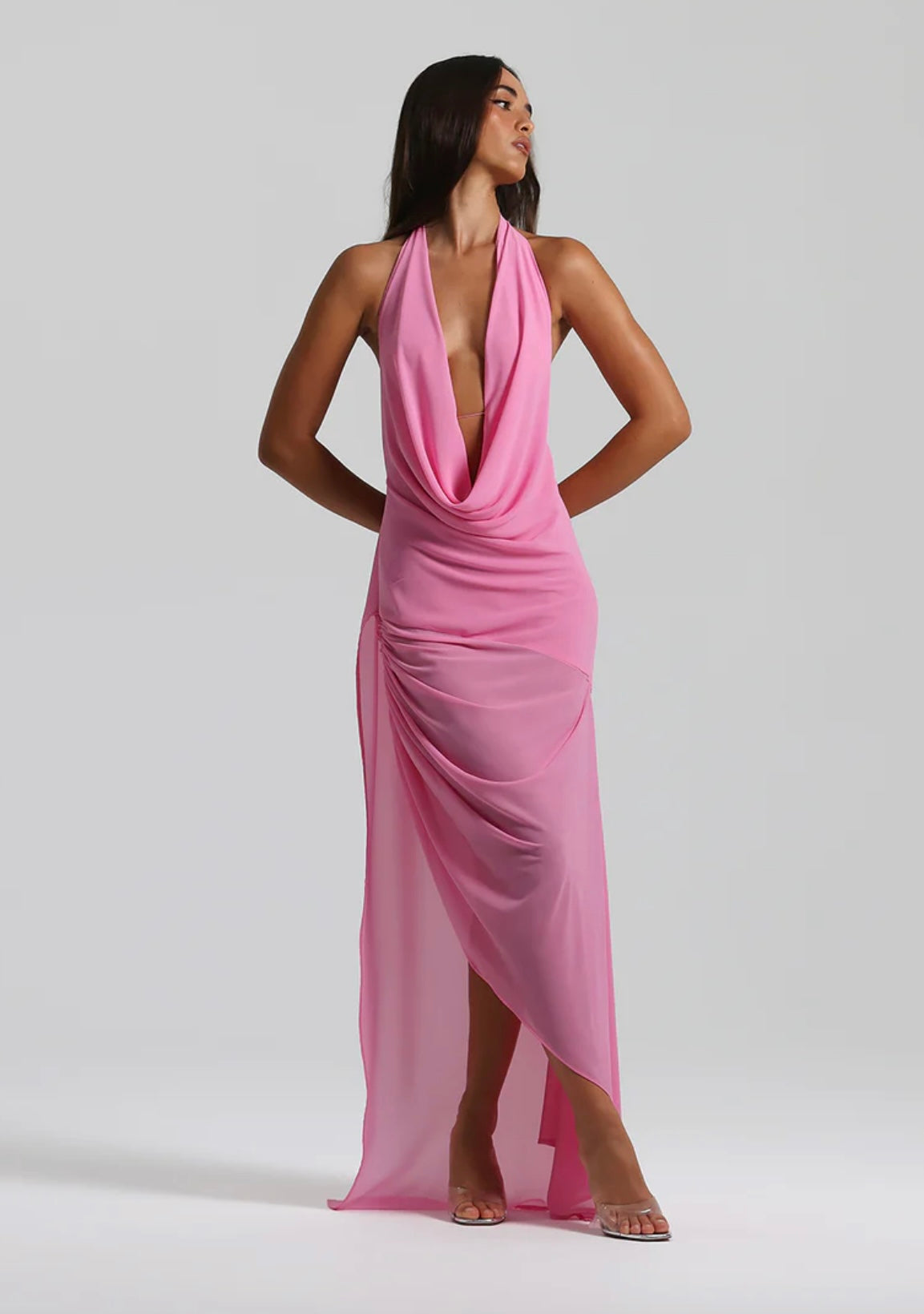 Anastasia Dress in Pink