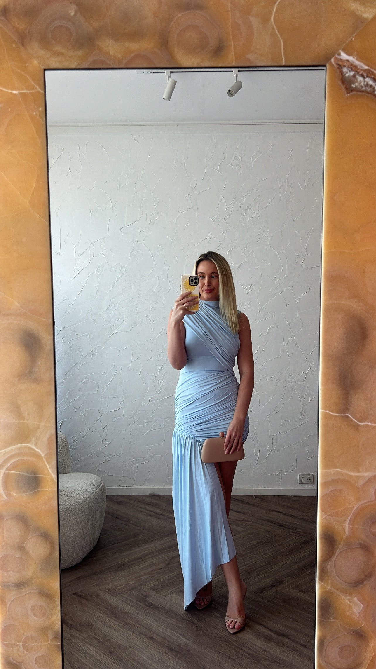 Ravenna Mini Dress in Blue