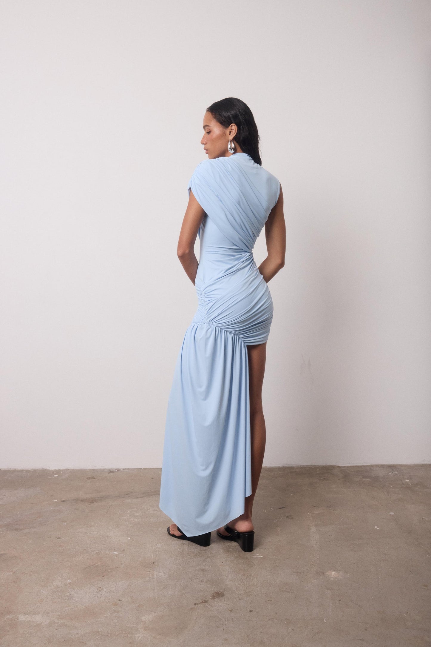 Ravenna Mini Dress in Blue