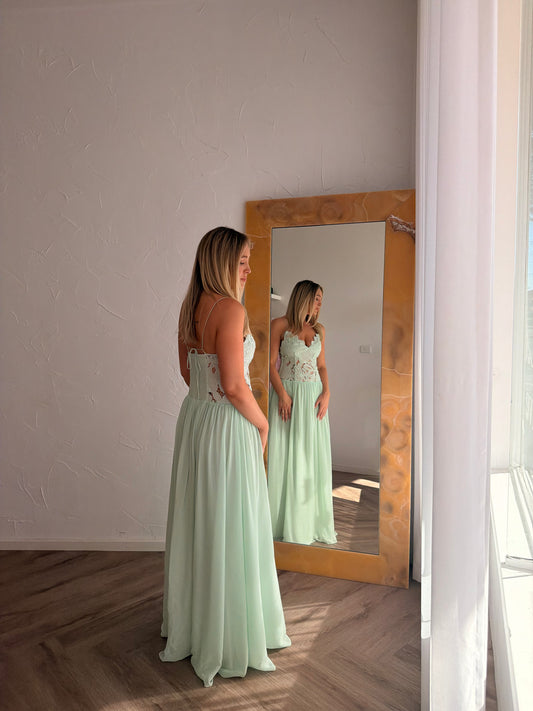 Stephanie Dress in Seafoam