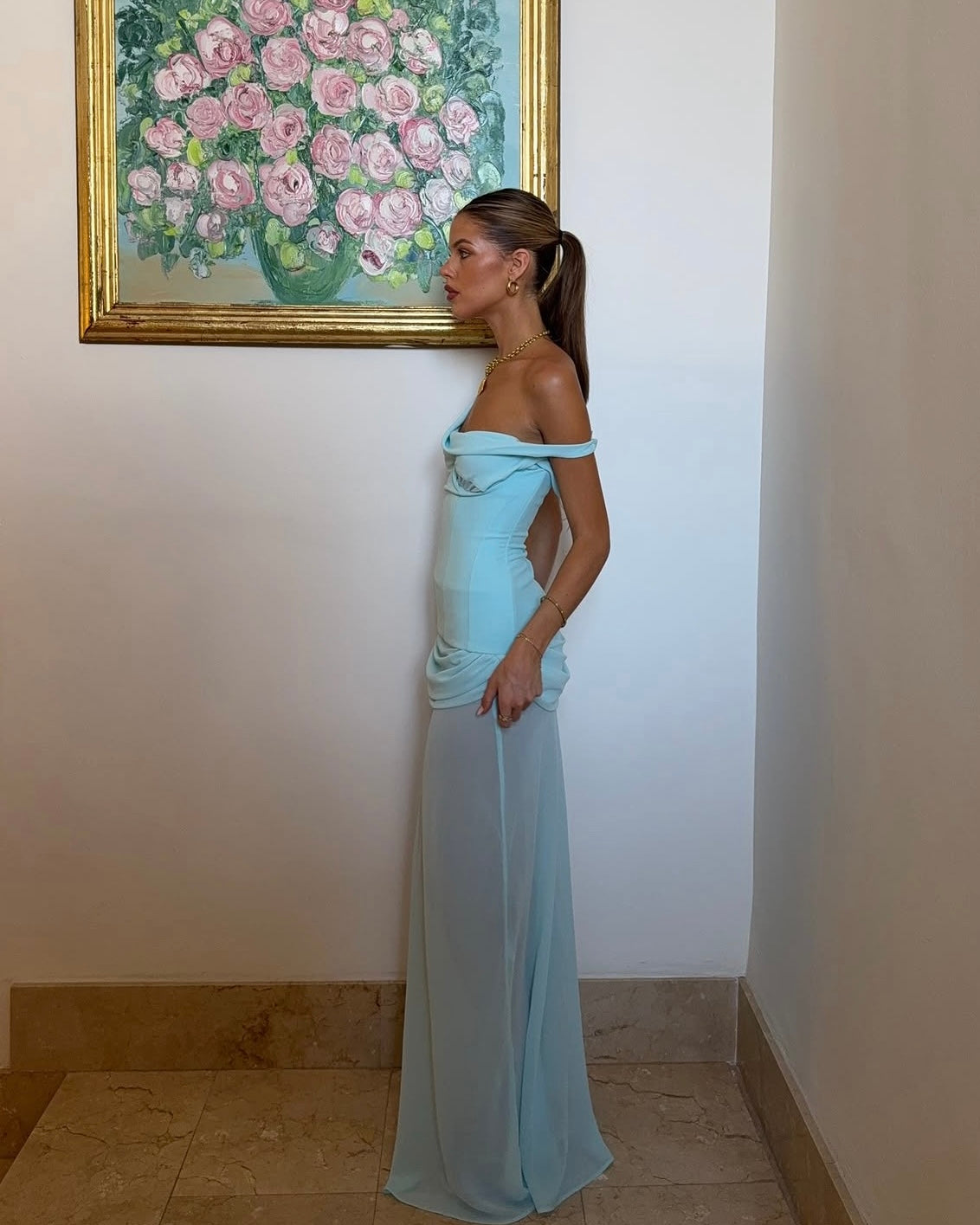 Cadence Gown in Blue
