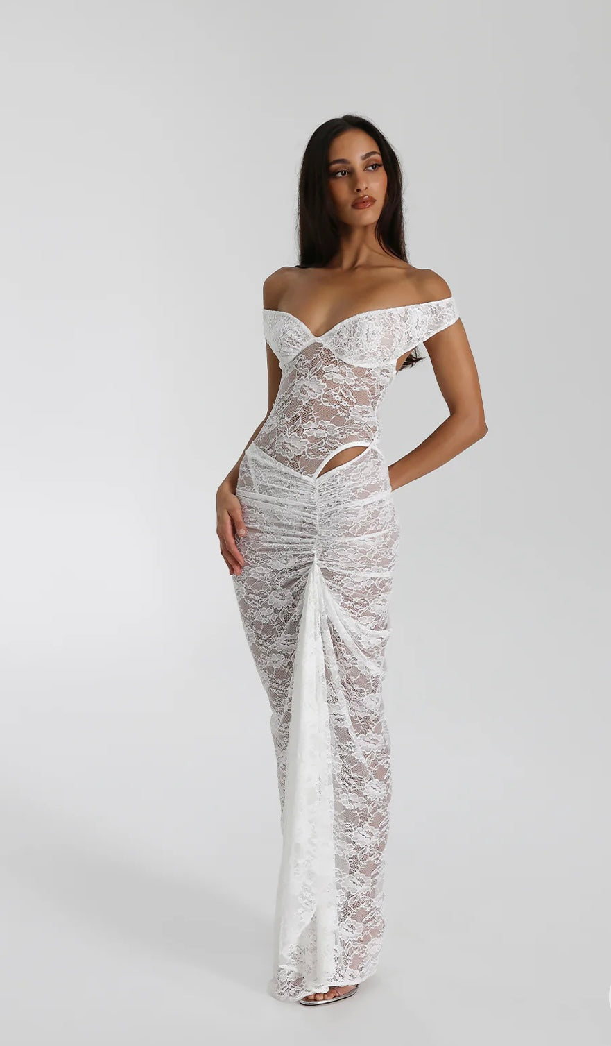 Aubrey Dress in Ivory - FOR SALE