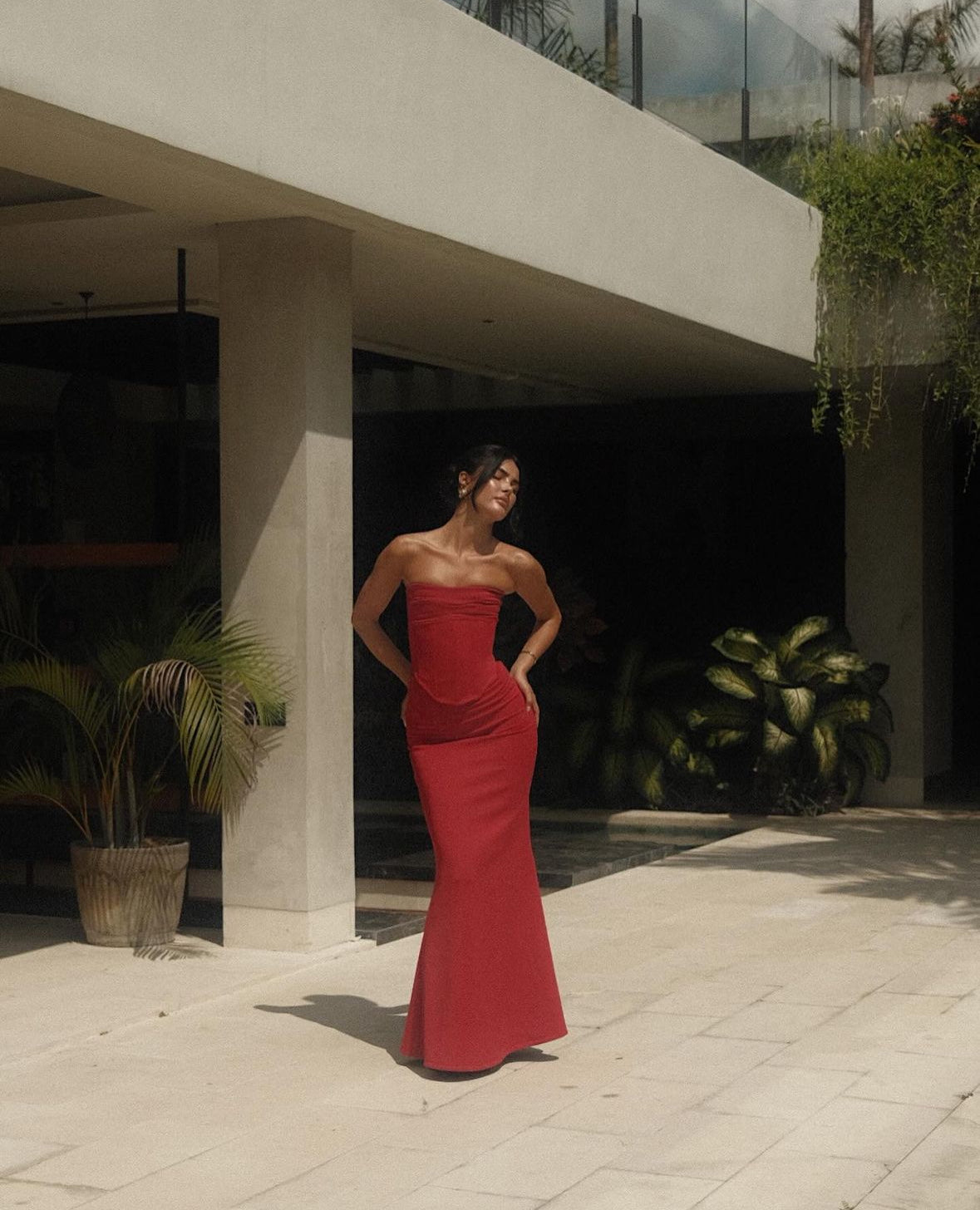 Louie Gown in Wine
