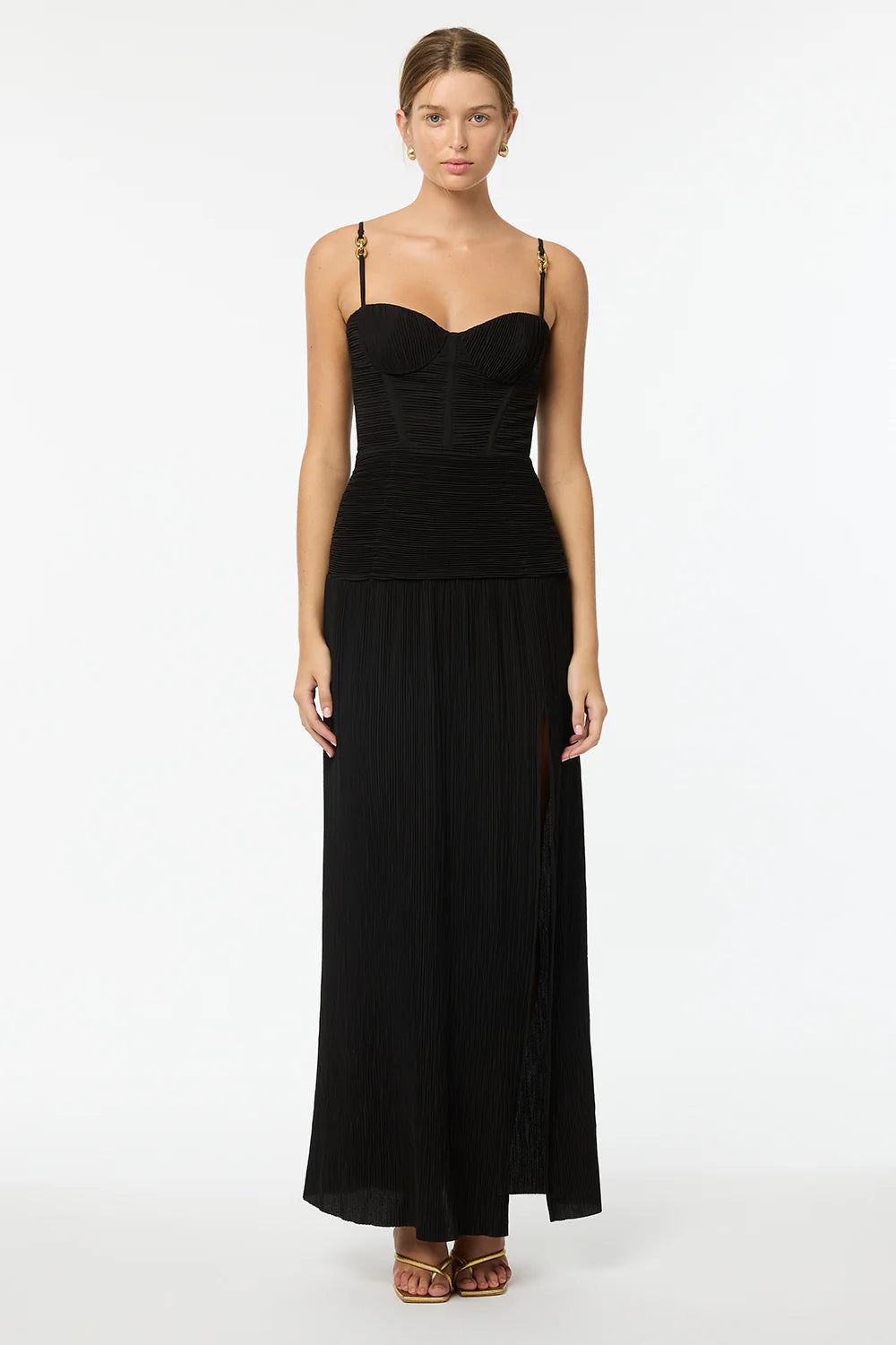 Double Time Pleat Dress