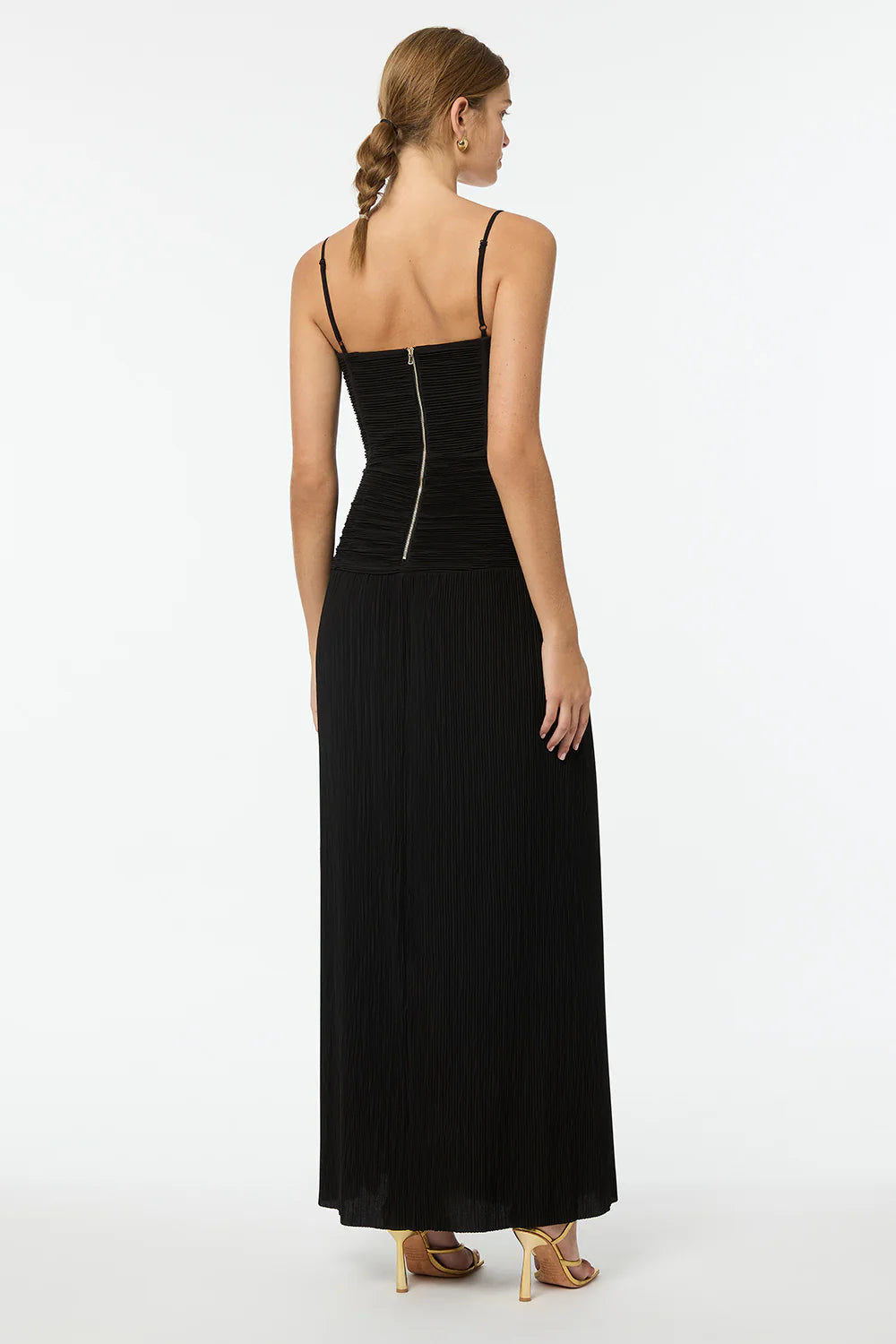 Double Time Pleat Dress