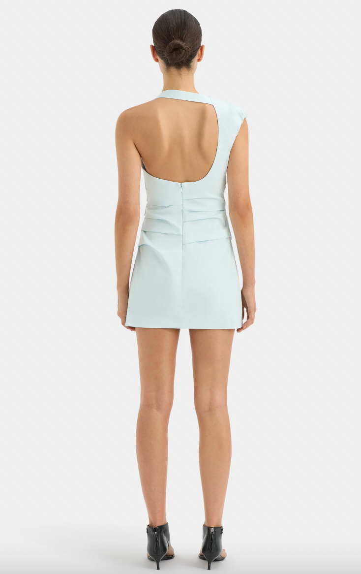 Azul Mini Dress in Ice Blue
