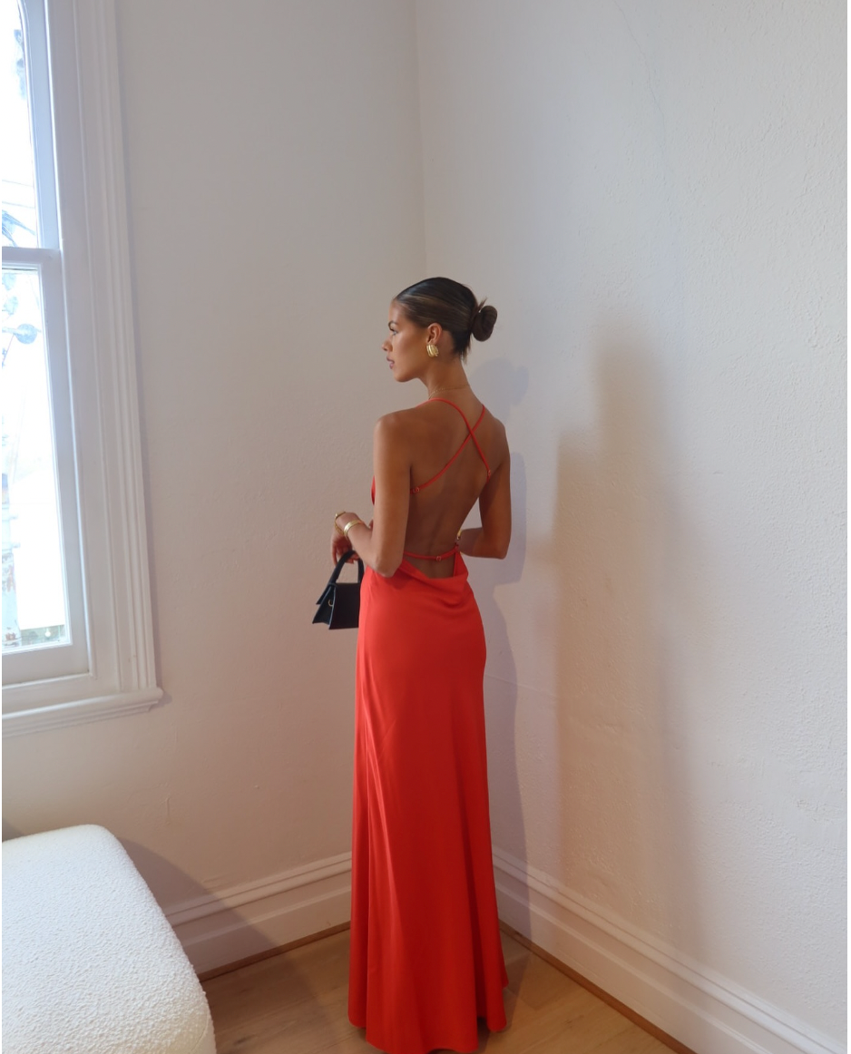 Saturation Point Dress in Red