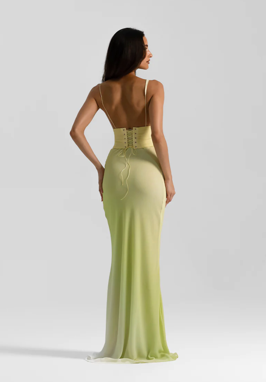 Hallie Gown in Citrus