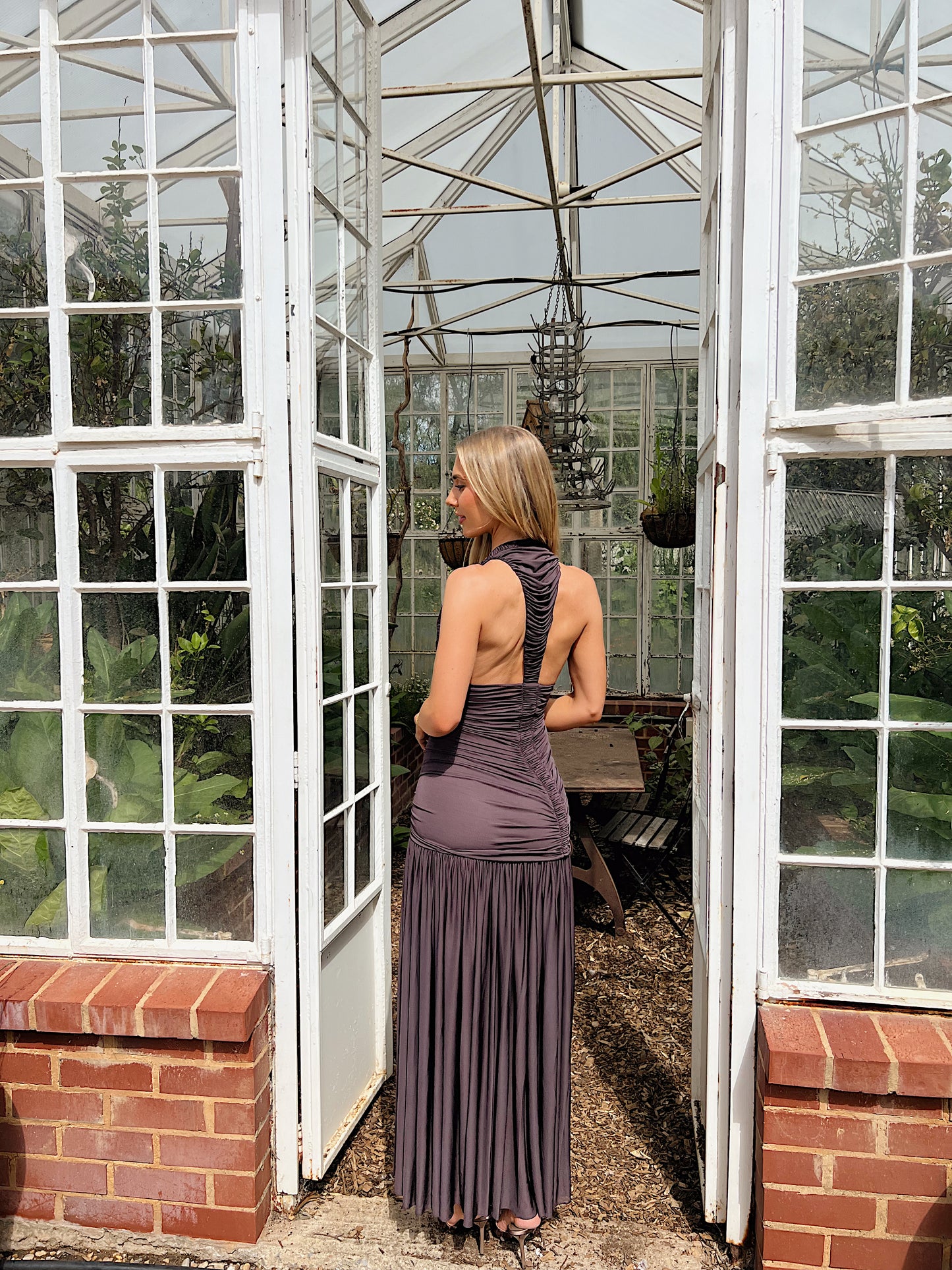 Orion Gown in Malbec