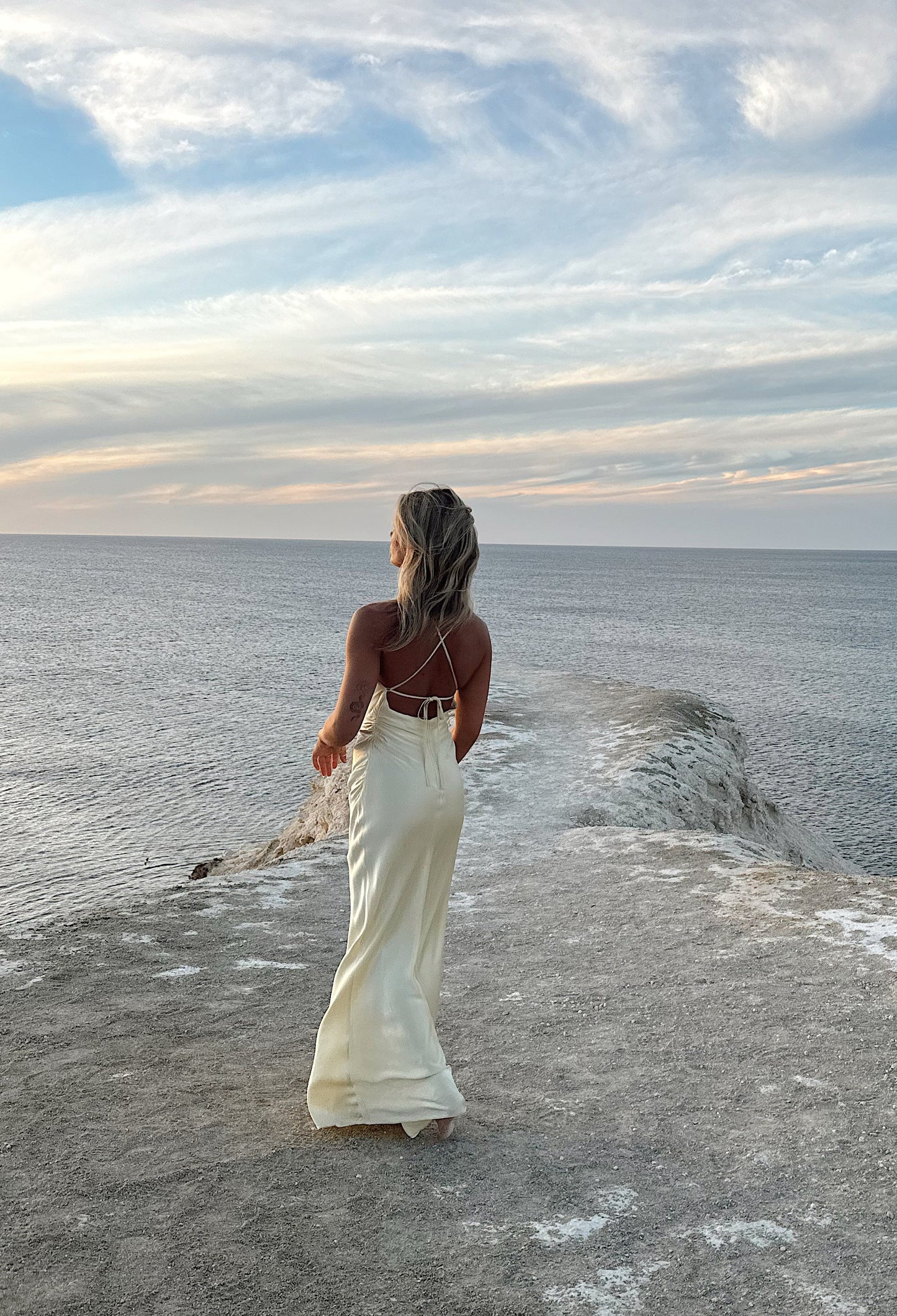 La Lune Maxi Dress in Lemon