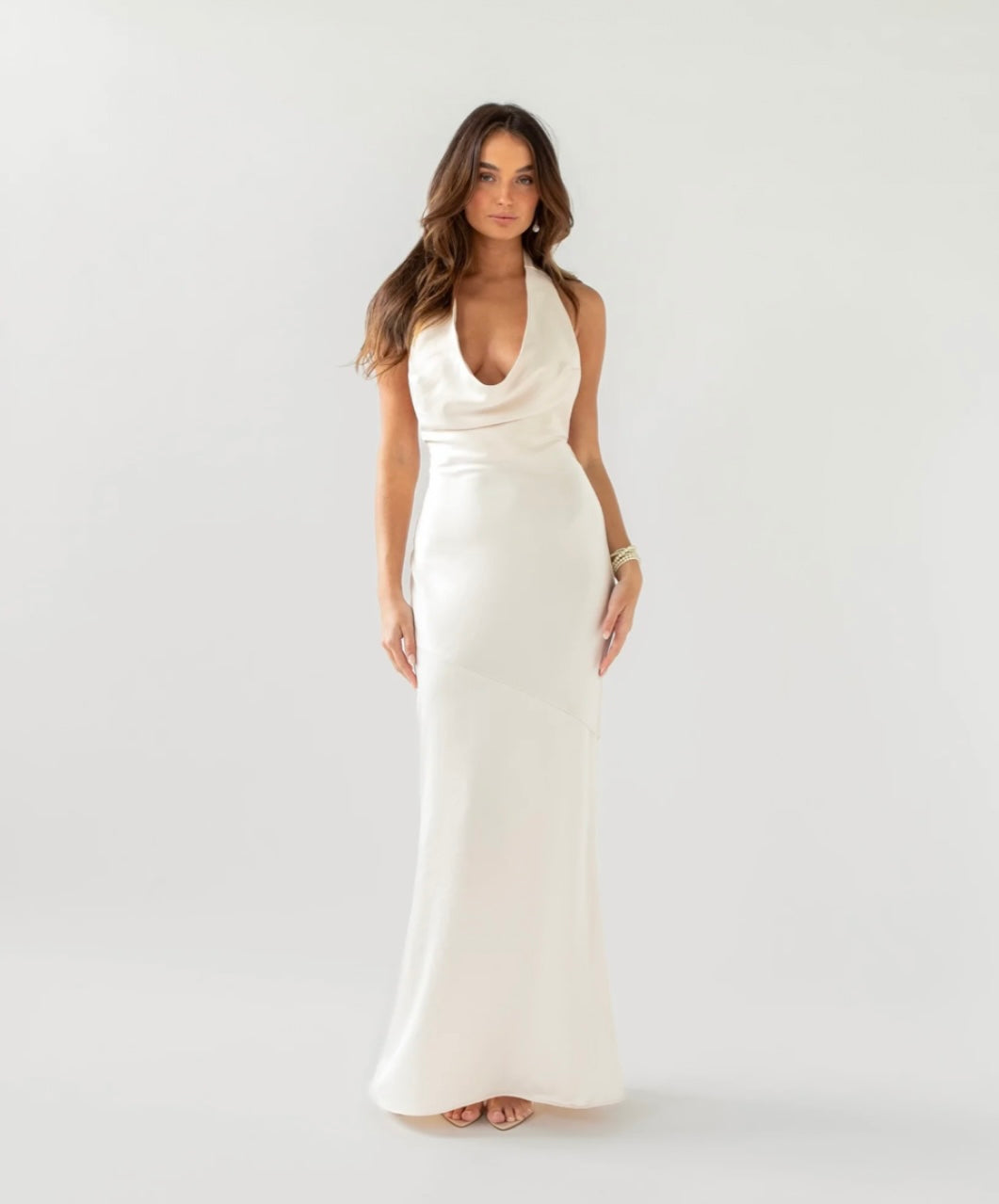 Daniella Dress in Ivory