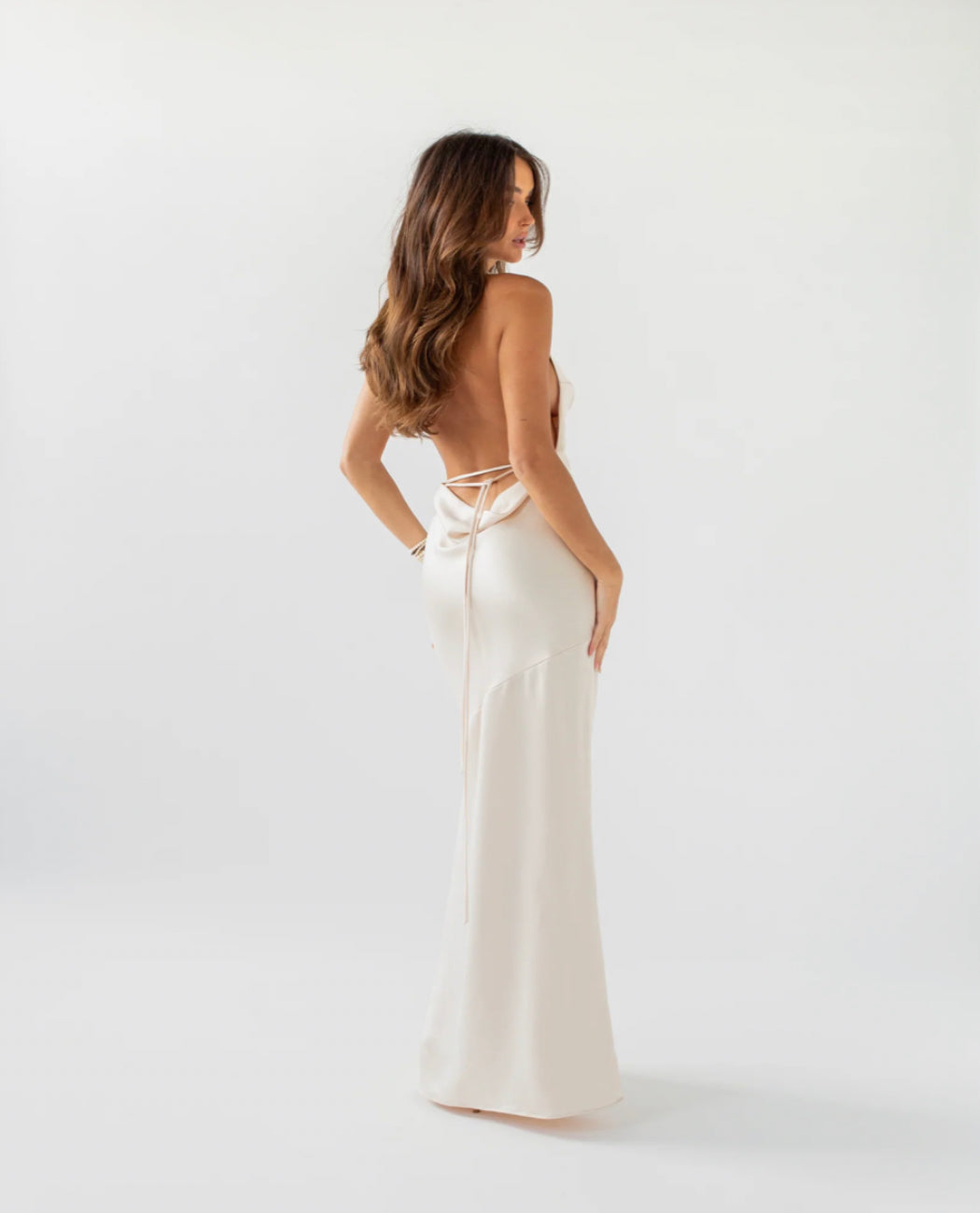 Daniella Dress in Ivory