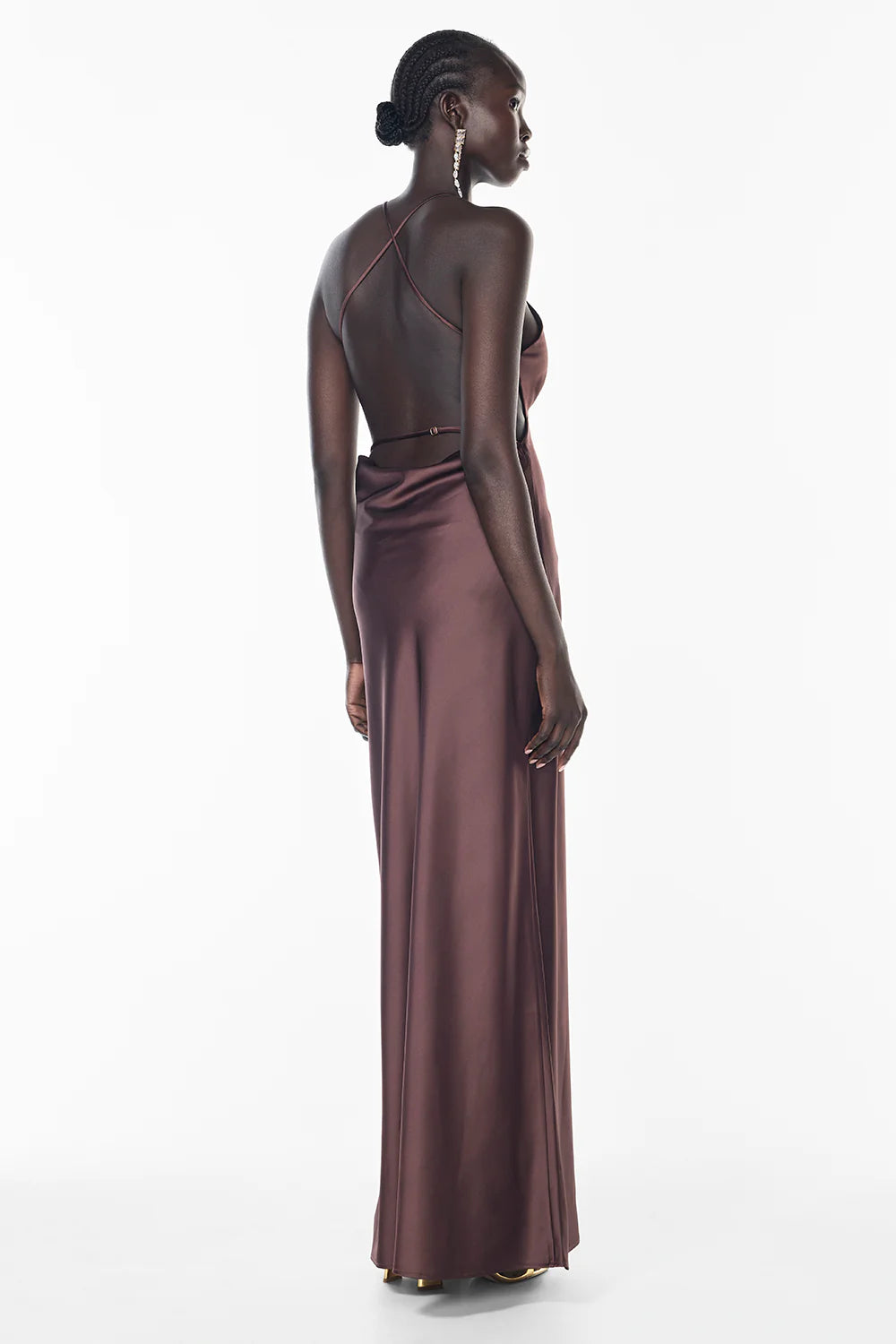 Saturation Point Dress in Brown