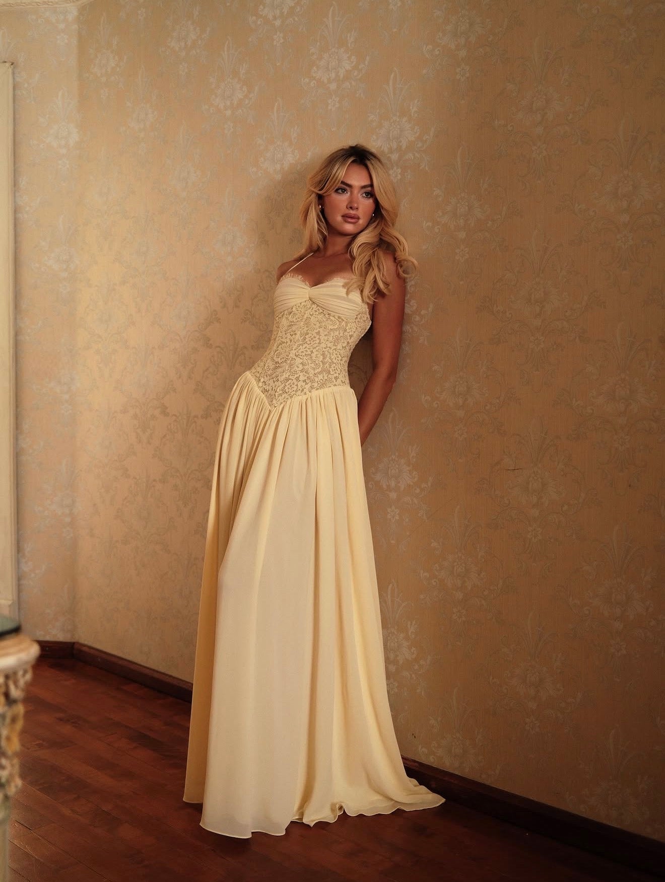 Faye Gown in Butter