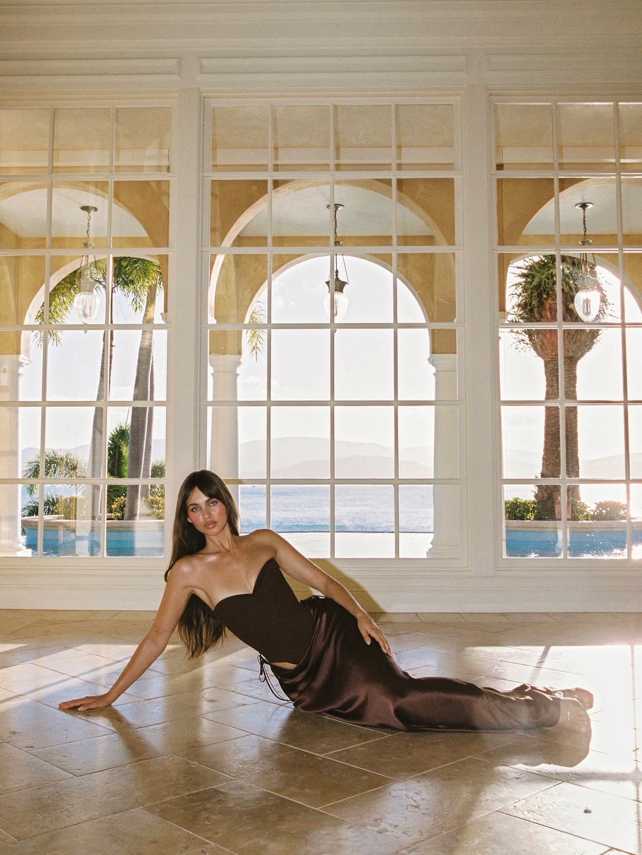 Verity Gown in Espresso