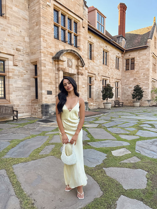 Agate Dress in Butter
