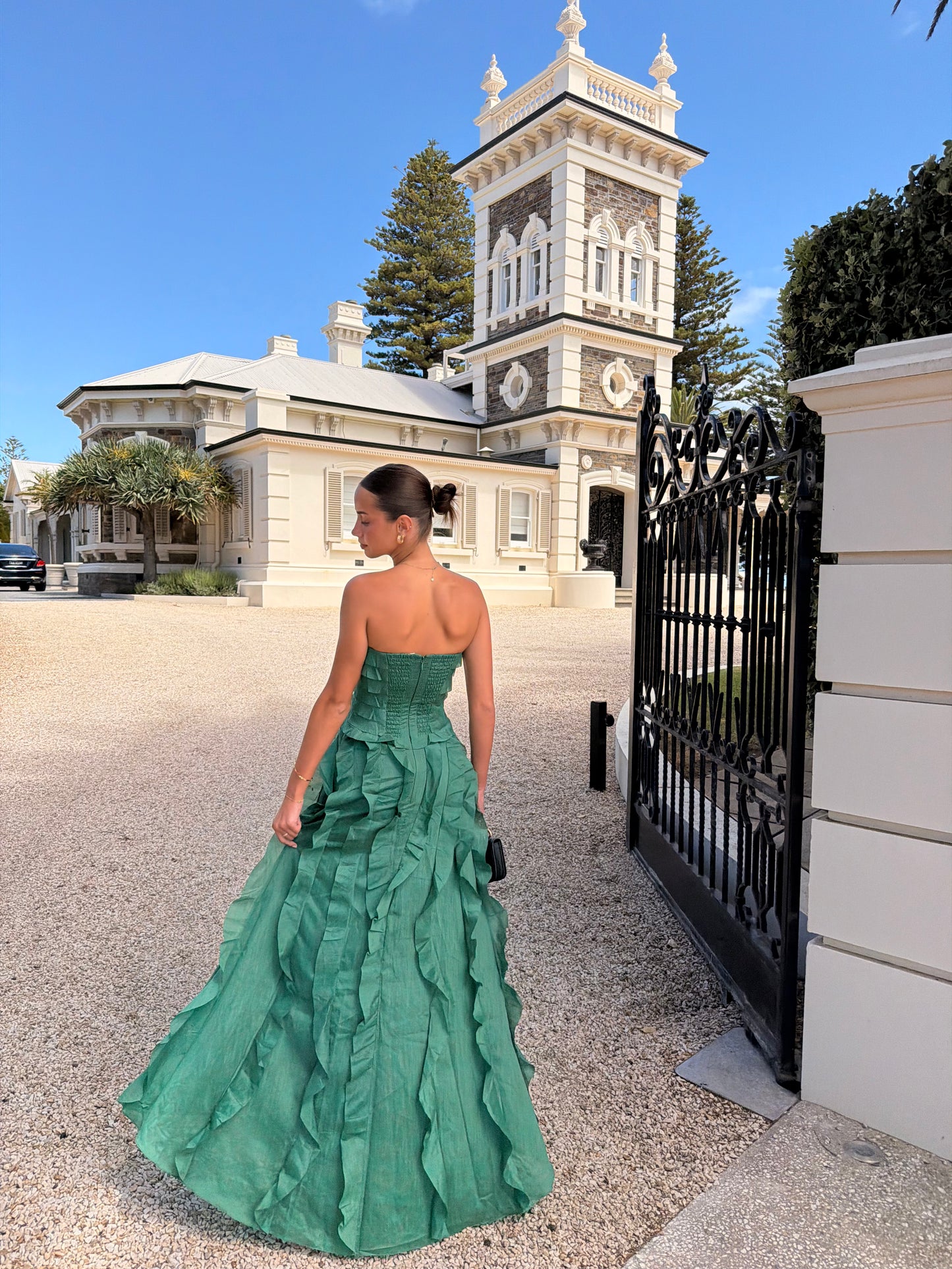 Allairie Gown in Green