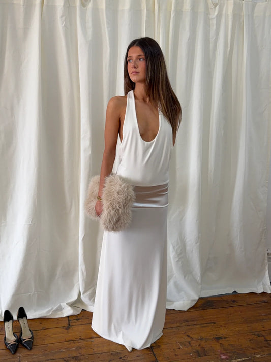Serena Dress in Ivory