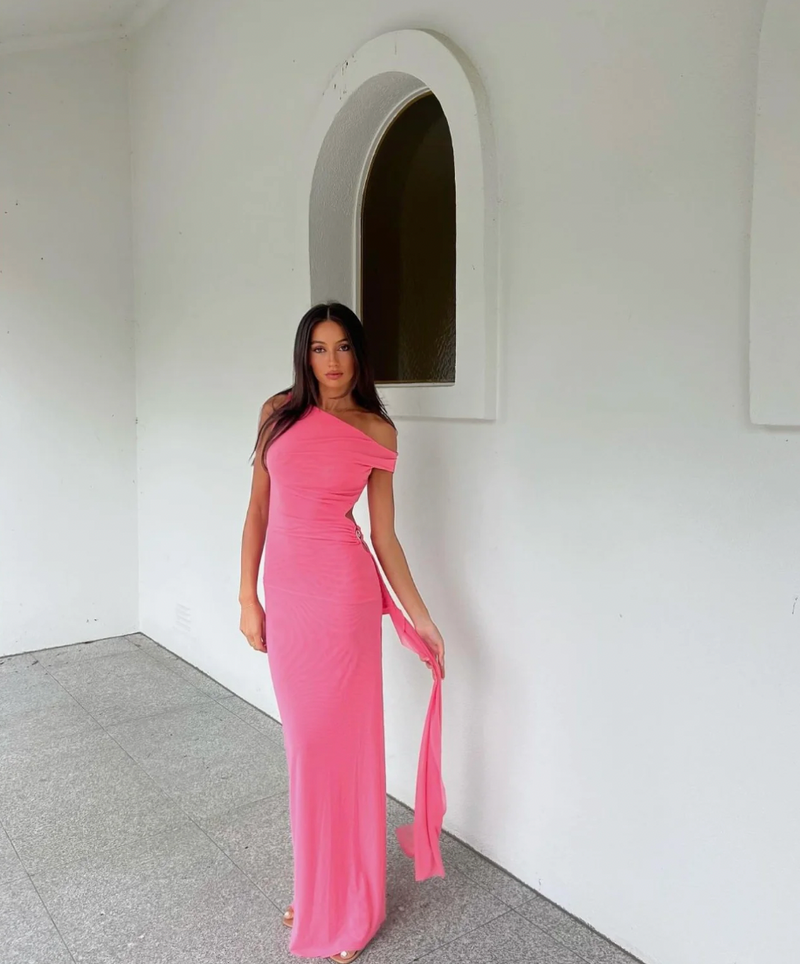 Pink bec and bridge dress clearance