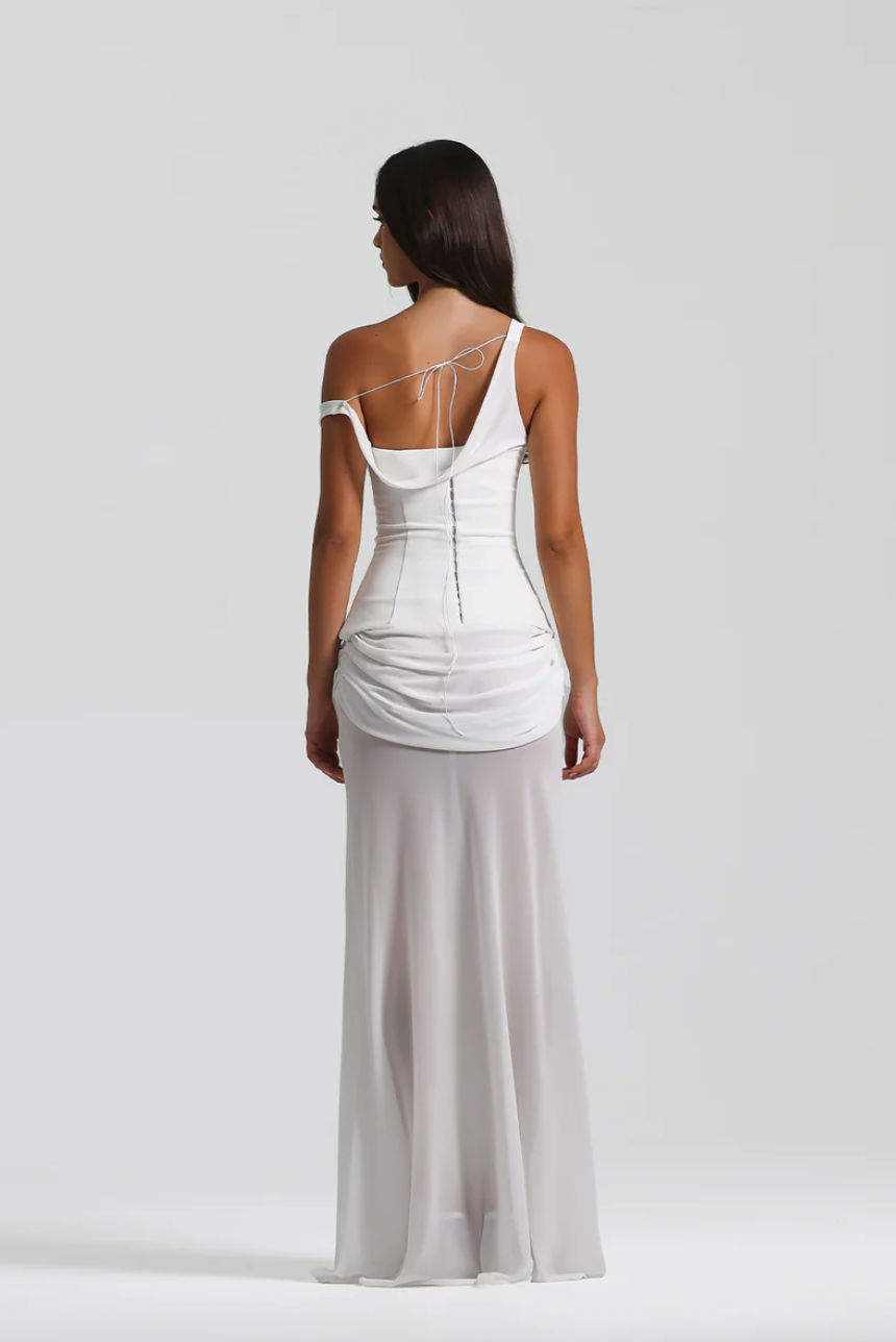 Cadence Gown in White