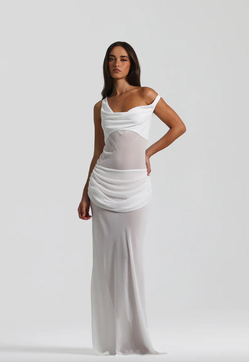 Cadence Gown in White