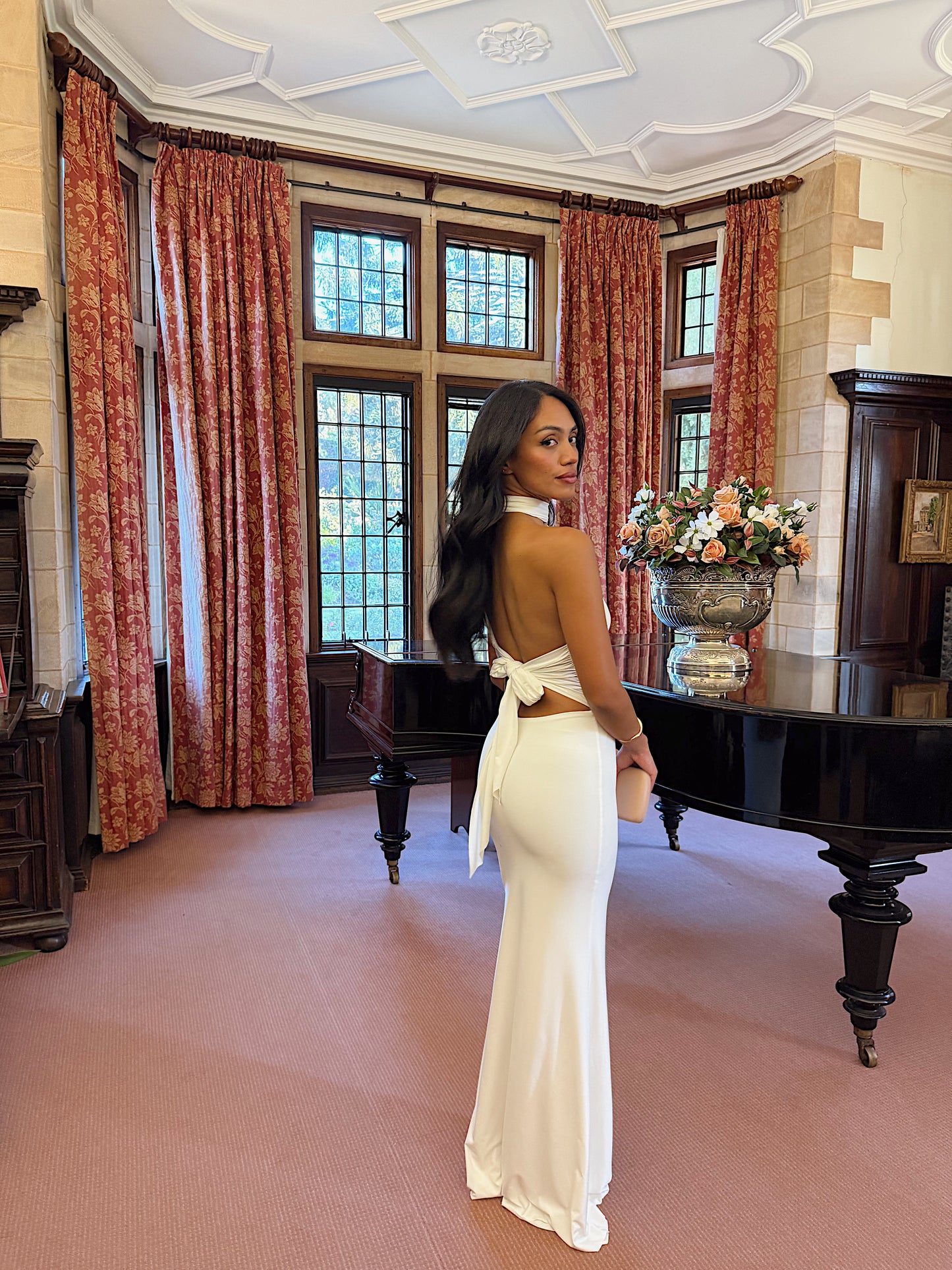 Fabienne Gown in White