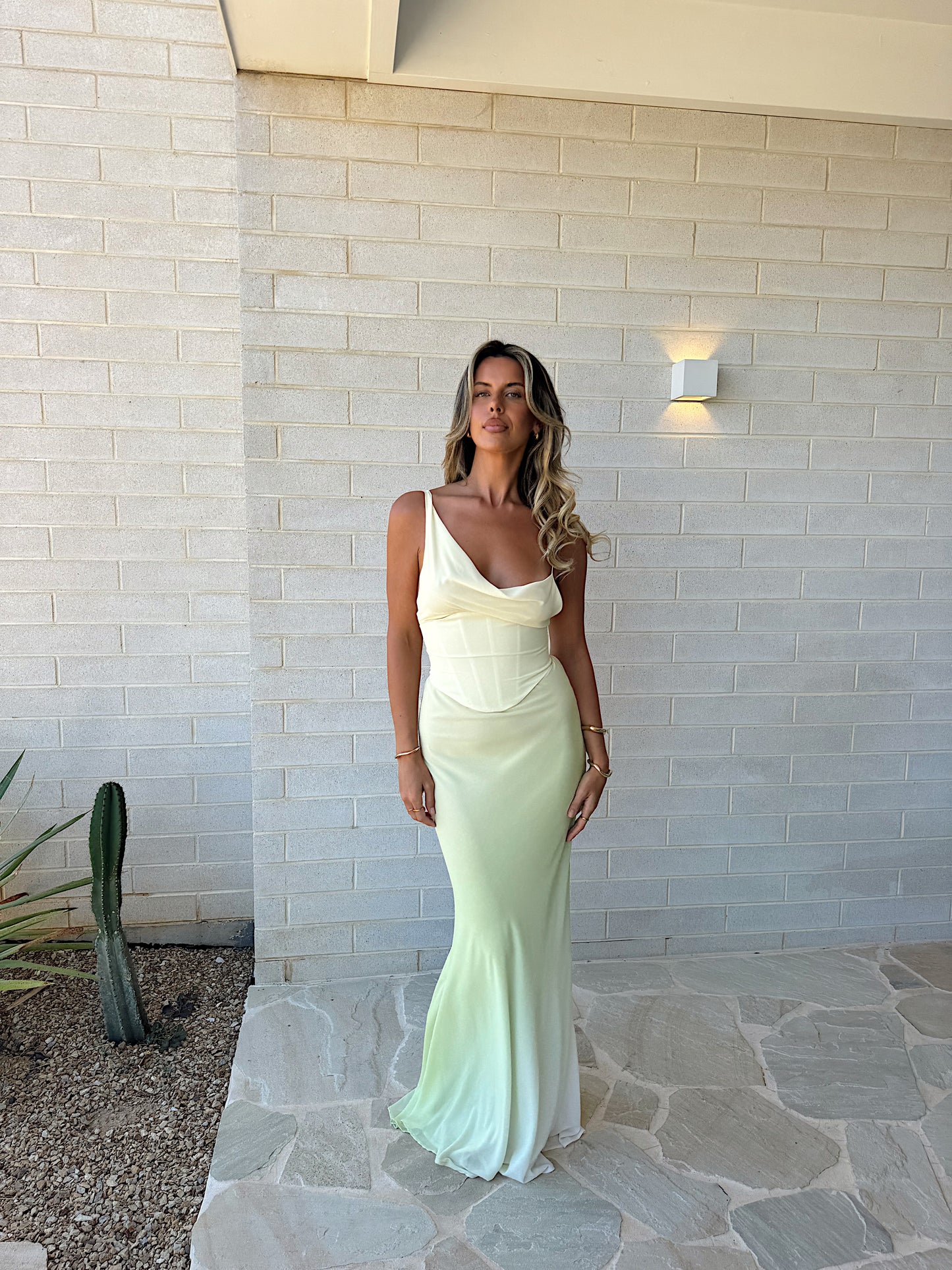 Hallie Gown in Citrus