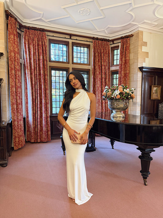 Fabienne Gown in White