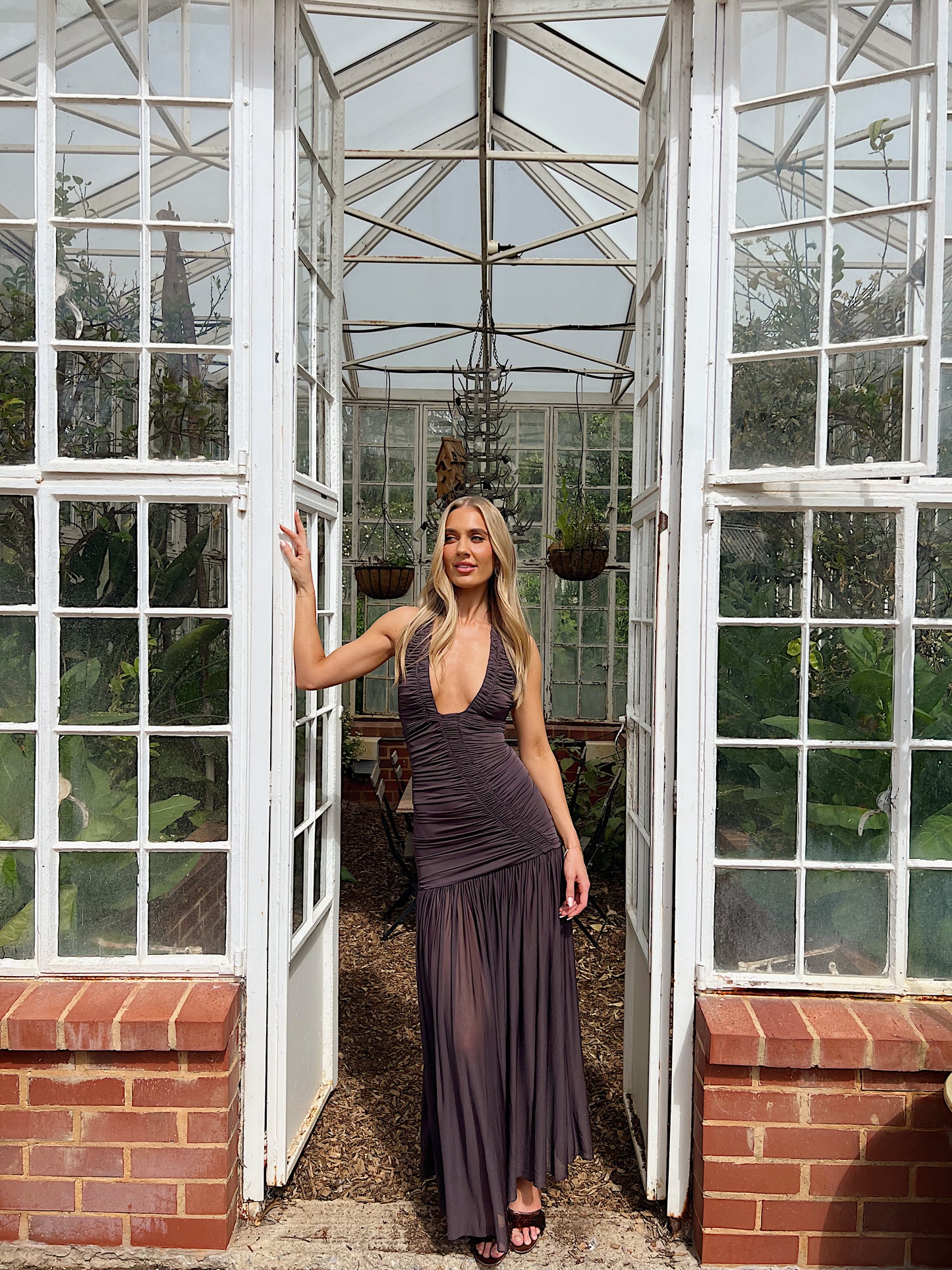 Orion Gown in Malbec