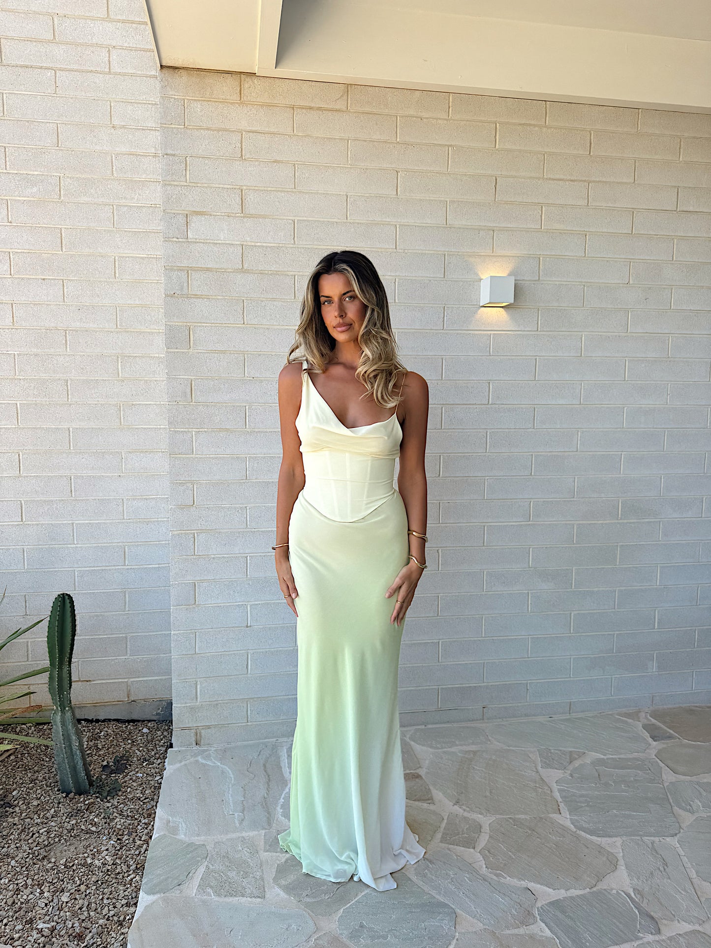 Hallie Gown in Citrus