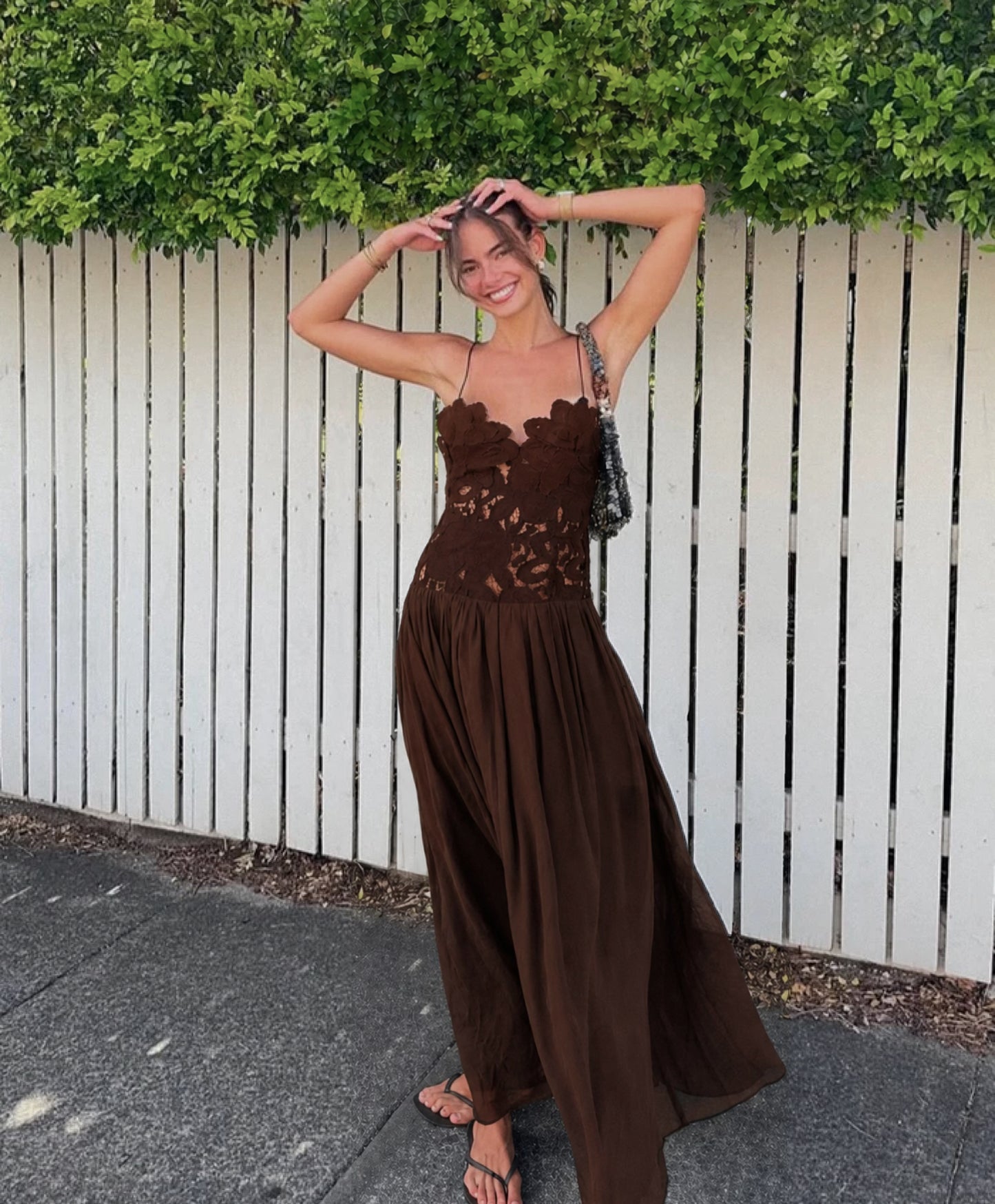 Stephanie Dress in Cedar