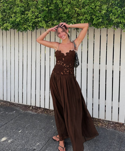 Stephanie Dress in Cedar